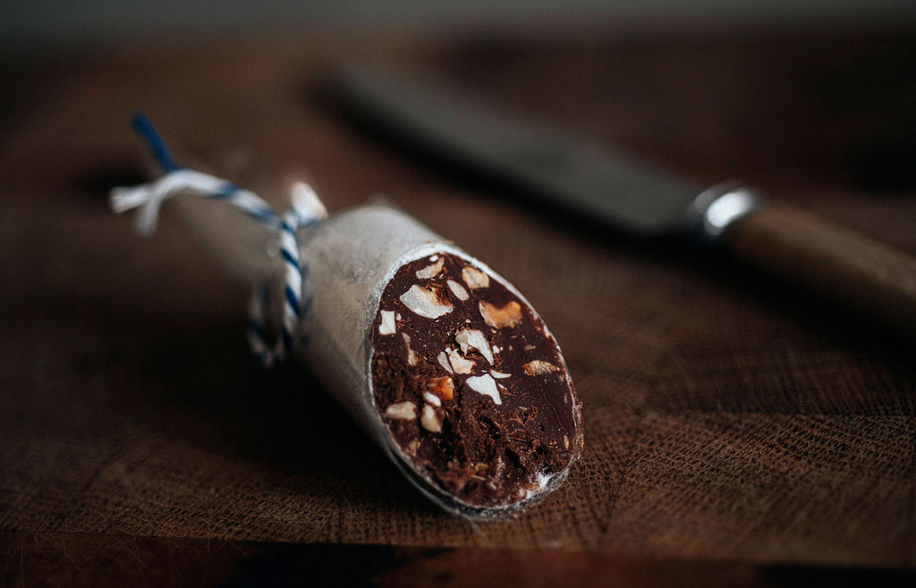 Berliner Salami > Wohlfarth Schokolade Berliner Salami > Wohlfarth Schokolade